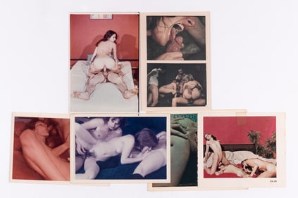 6 VINTAGE PORNOGRAPHIC HARDCORE ADULT PHOTOGRAPHS