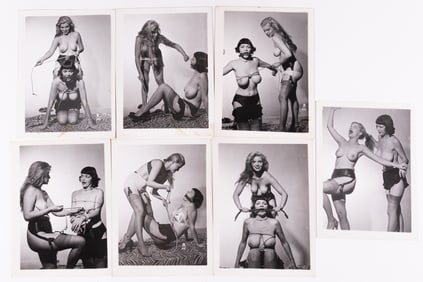 7 VINTAGE ADULT BONDAGE PHOTOGRAPHS