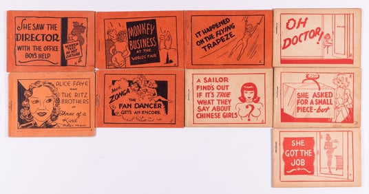 9 TIJUANA BIBLE SEX COMICS