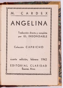 ANGELINA VINTAGE SPANISH EROTICA BOOK
