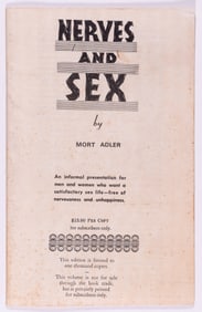 NERVES AND SEX BY MORT ADLER