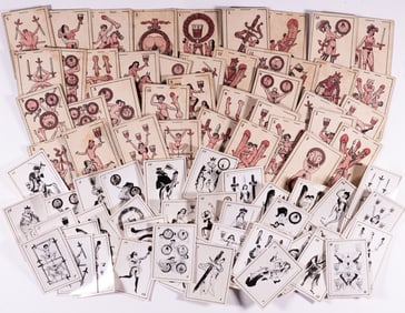 TWO VINTAGE ADULT EROTICA PLAYING CARD DECKS