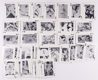 VINTAGE 1950S ADULT HARDCORE PLAYING CARD DECK