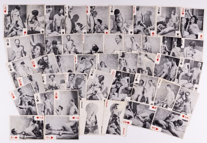 VINTAGE 1950S ADULT SEX PLAYING CARD DECK