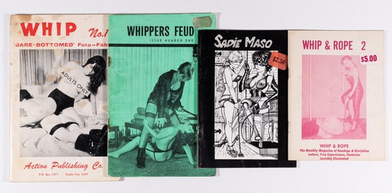 WHIP & ROPE VINTAGE ADULT FETISH MAGAZINES