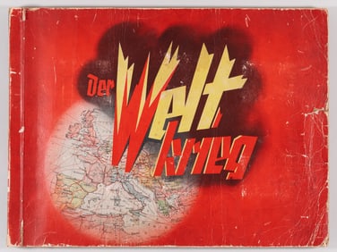 DER WELTKRIEG GERMAN CIGARETTE CARD ALBUM