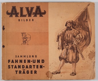 GERMAN FLAGS AND STANDARDS CIGARETTE ALBUM