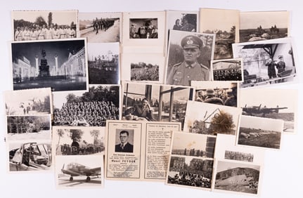 30 WWII GERMAN PHOTOGRAPHS AND POSTCARDS