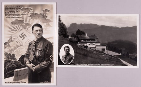 ADOLF HITLER POSTCARDS (2)