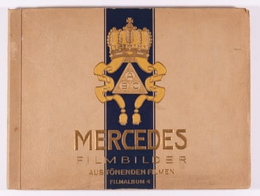MERCEDES SILENT FILM GERMAN CIGARETTE ALBUM