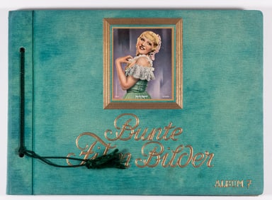 COLORFUL FILM IMAGES GERMAN CIGARETTE ALBUM