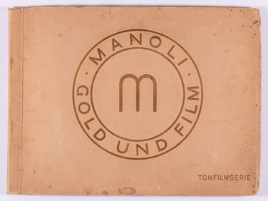MANOLI CIGARETTES SILENT FILM CARD ALBUM