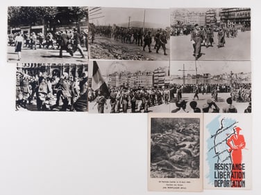 WWII FRENCH RESISTANCE POSTCARDS