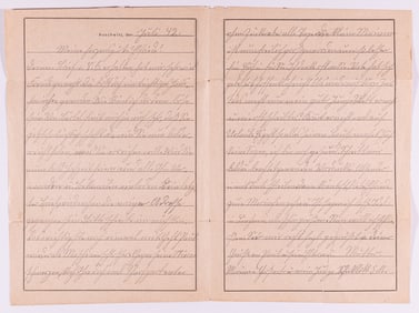 AUSCHWITZ CONCENTRATION CAMP LETTER FEMALE PRISONER