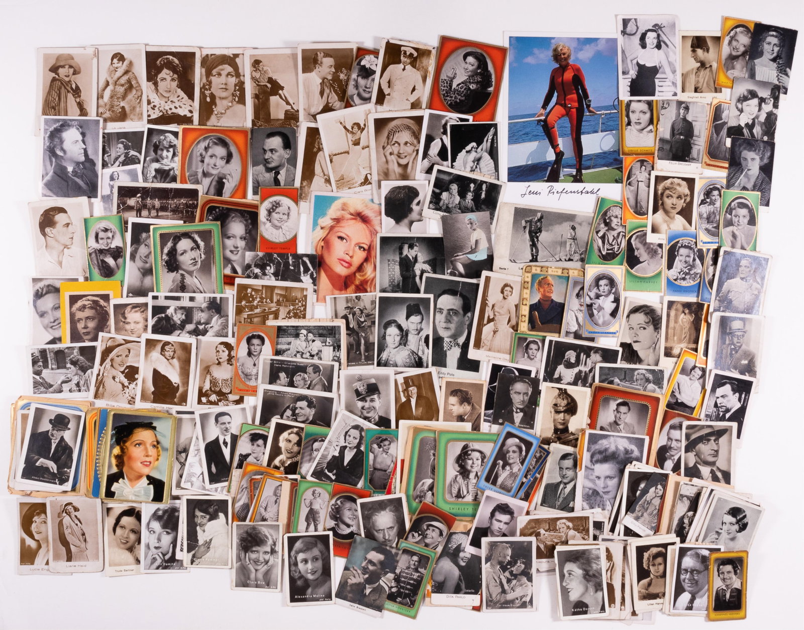 LENI RIEFENSTAHL: (1902-2003) German innovative film director, photographer, actress, and close friend of Adolf Hitler. Best known for the WWII propaganda films 'Triumph of the Will' and 'Olympia.' Signed color photogr