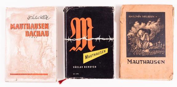 3 MAUTHAUSEN CONCENTRATION CAMP BOOKS