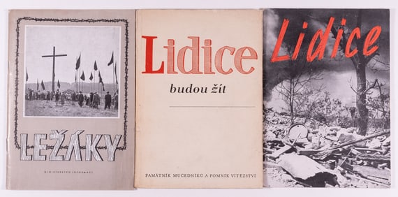 3 NAZI MASSACRE CZECH BOOKS [LEZAKY AND LIDICE]