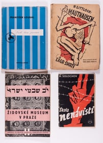 4 HOLOCAUST CZECH BOOKS