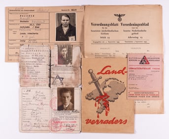 WWII HOLOCAUST IDENTIFICATION + PAPERS