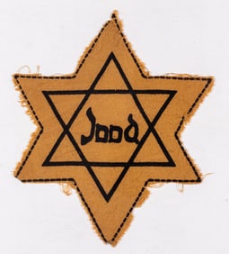 DUTCH JOOD YELLOW JEWISH STAR OF DAVID