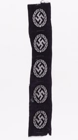 5 UNCUT WWII GERMAN SCHUMA FIELD CAP INSIGNIA