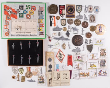 75 WHW WINTERHILFSWERK DONATION TOKENS AND MINI BOOKS