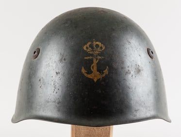 WWII ITALIAN M33 NAVY DECAL HELMET
