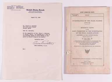 INVESTIGATION OF PEARL HARBOR ATTACK MINORITY VIEWS OF THE COMMITTEE