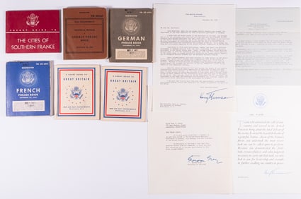 6 GI HANDBOOKS MAJ. NOEL P. LAIRD W/ NAVY E PRODUCTION AWARD