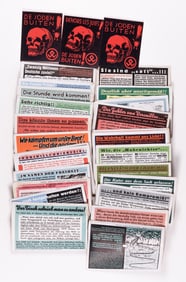 30 WWII GERMAN PAROLE DER WOCHE PROPAGANDA WALL NEWSPAPERS