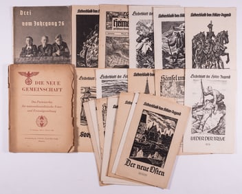 23 HITLER YOUTH SONGBOOKS AND STORYBOOKS