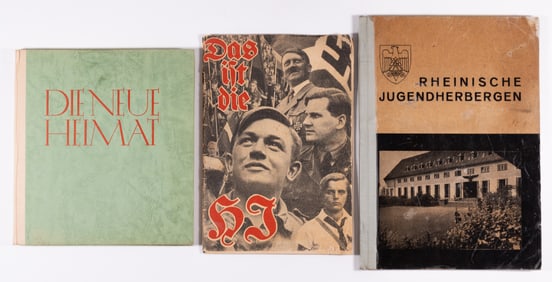 3 WWII GERMAN HITLER YOUTH BOOKS