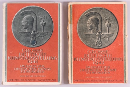 GREAT GERMAN ART EXHIBITION 1941 + 1943 CATALOGS