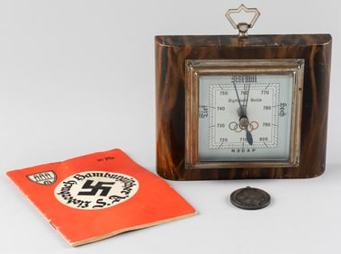 GERMAN THIRD REICH NSDAP OLYMPIC CLOCK