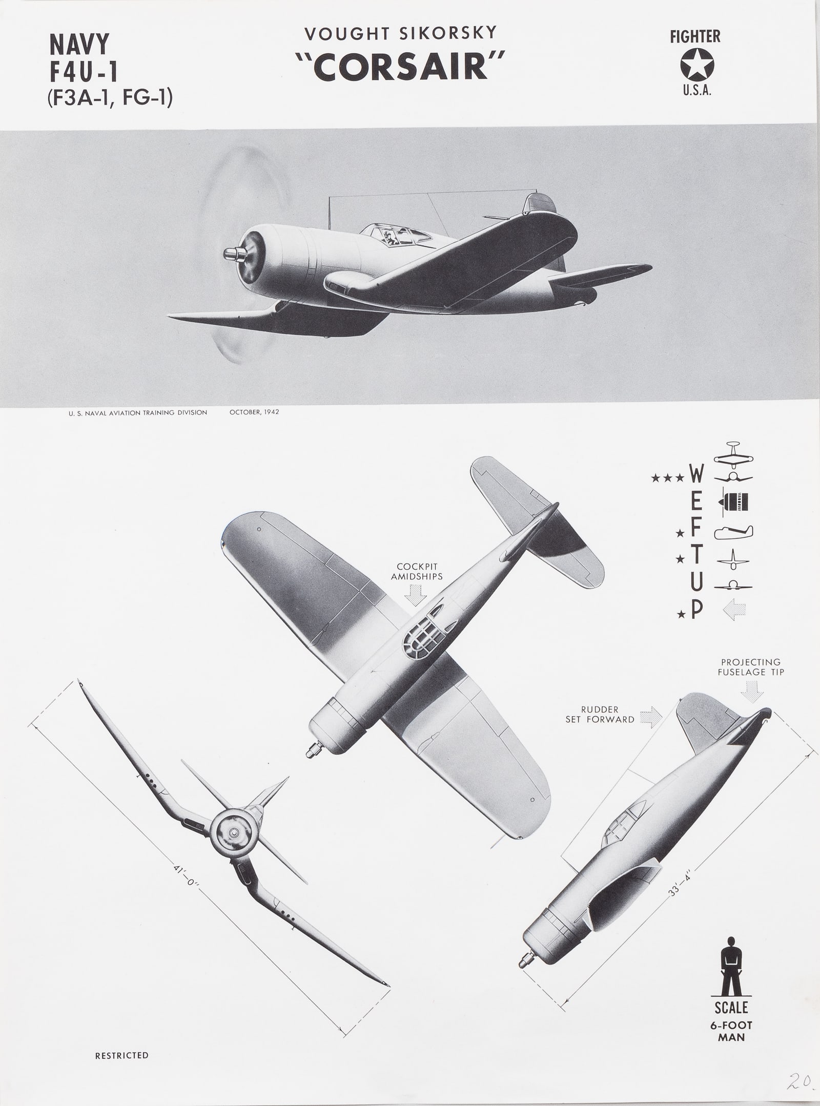 11 US NAVAL AVIATION AMERICAN PLANE RECOGNITION POSTERS: Lot of eleven U.S. Naval training plane recognition posters for American planes, by the U.S. Naval Aviation Training Division, four from 1942, and seven from 1943. Including posters for the Martin Mar