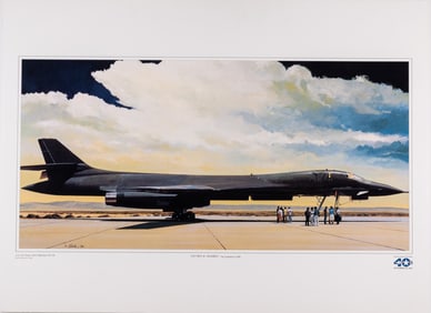 US AIR FORCE 40TH ANNIVERSARY LITHO PRINT SET (13)