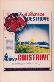 WWII MEXICO PRODUCTION POSTER