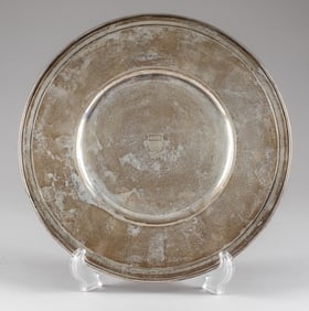 WWII SA GRUPPE NIEDERRHEIN SILVER PRESENTATION PLATE