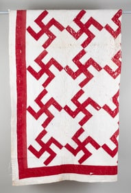 SWASTIKA BEDSPREAD
