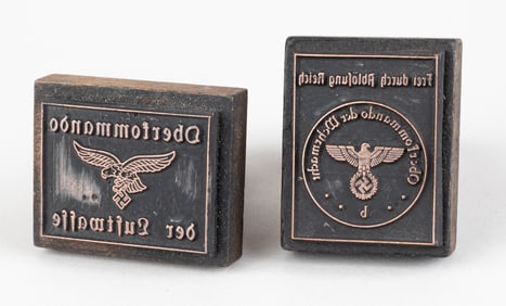 WEHRMACHT AND LUFTWAFFE HANDSTAMPS