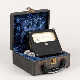 WWII US ELECTRONICS METERS IN CASES (3)