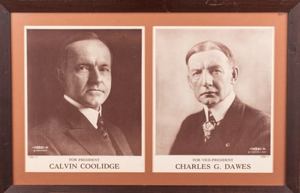 COOLIDGE AND DAWES JUGATE POSTER