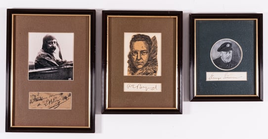 3 EARLY 20TH CENTURY AVIATOR SIGNATURES