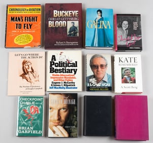 12 AUTHOR-SIGNED BOOKS