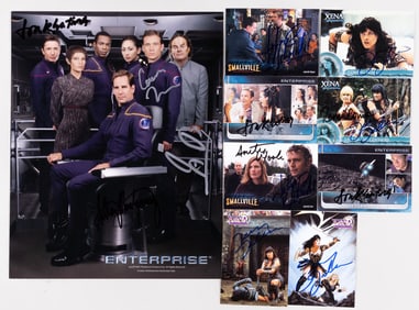 14 SCI-FI ACTOR'S AUTOGRAPHS