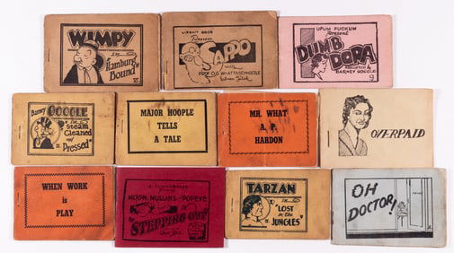 11 VINTAGE TIJUANA BIBLE SEX COMICS