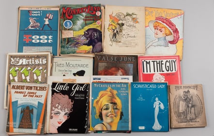 AMERICAN EARLY 20TH CENTURY SHEET MUSIC [~150 SHEET]