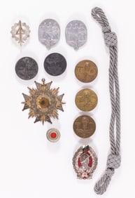 12 THIRD REICH TINNIES BADGES AND INSIGNIA