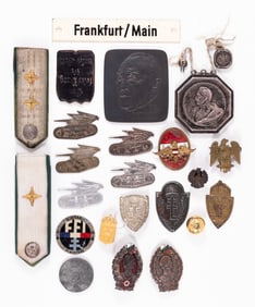 20 EUROPEAN MILITARY MEDALS INSIGNIA AND BADGES