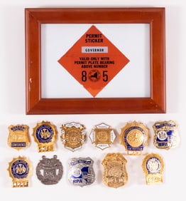 11 OBSOLETE US POLICE BADGES